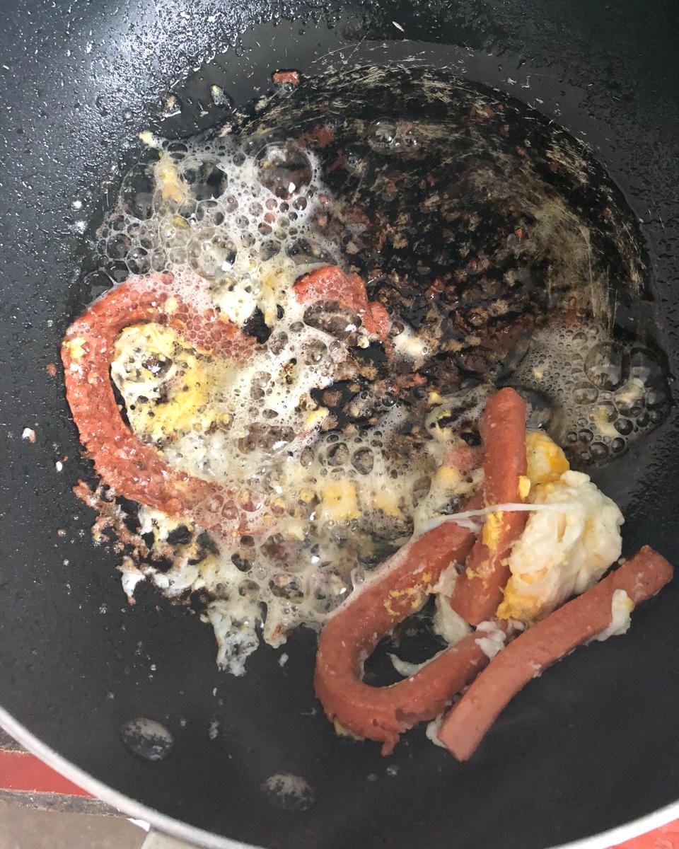 爱心香肠煎蛋