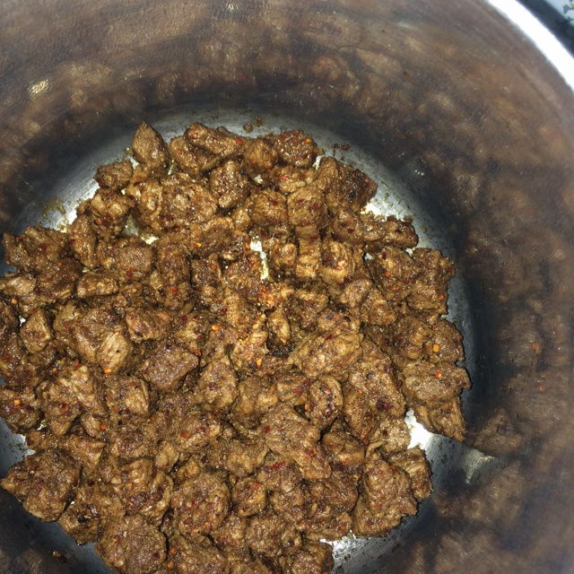 孜然牛肉粒