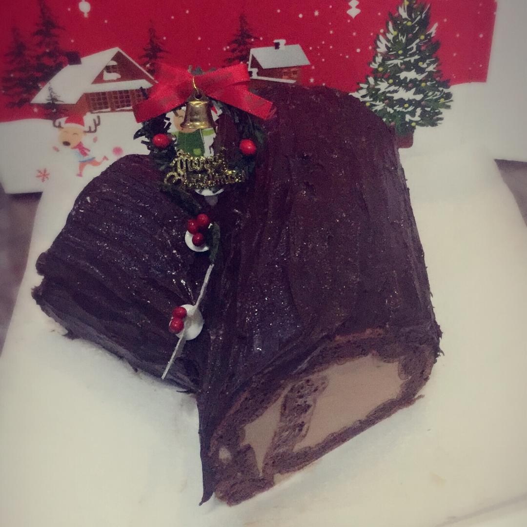圣诞木材蛋糕 Bûche de Noël——北鼎烤箱食谱