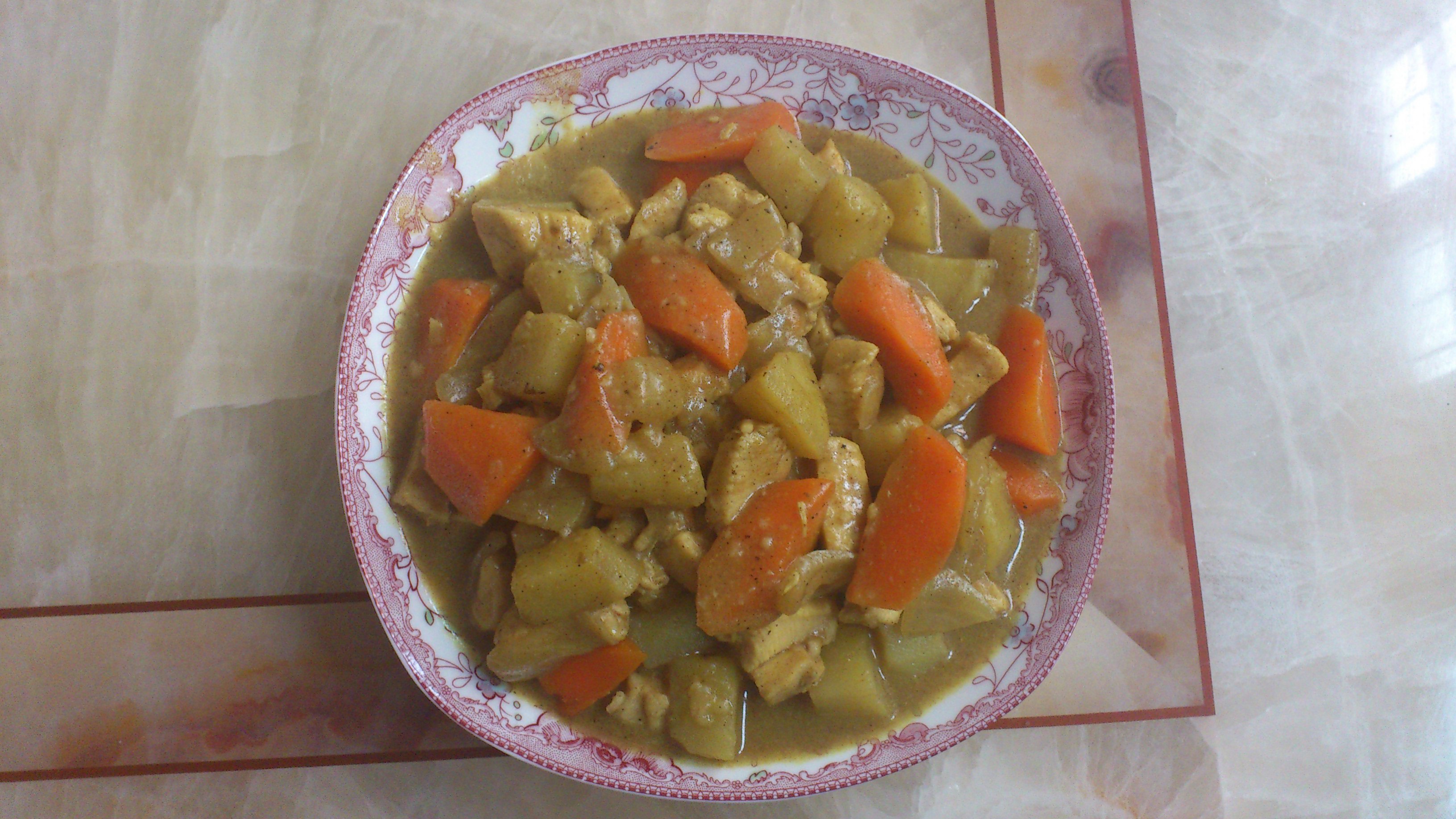 咖喱鸡块