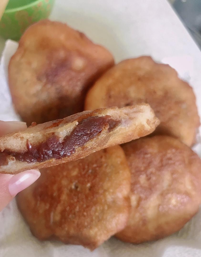 东北油炸糕（糯米粉豆沙馅儿）不翻车很简单