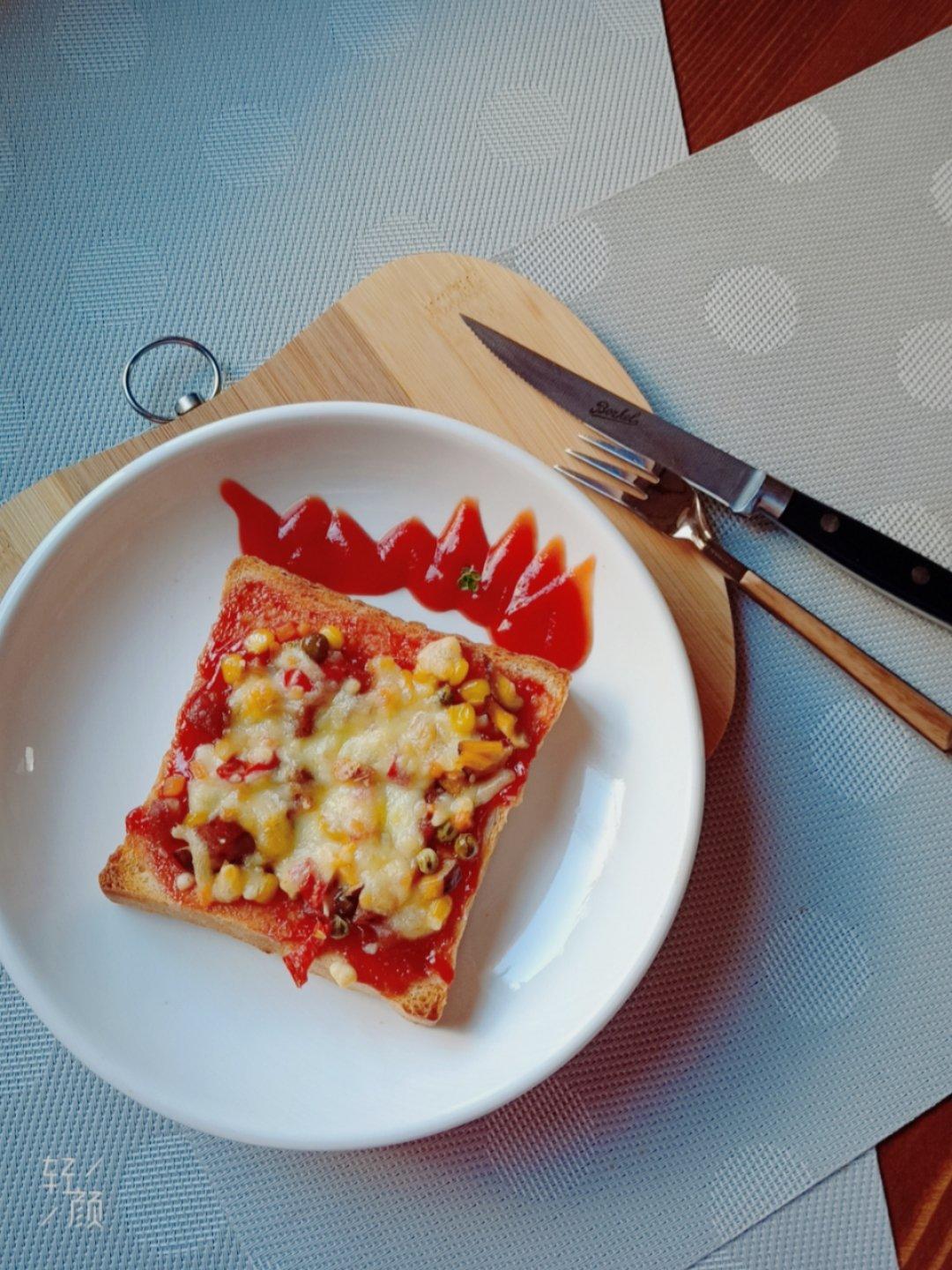 一人份吐司披萨【最好吃的披萨·快手营养早餐】