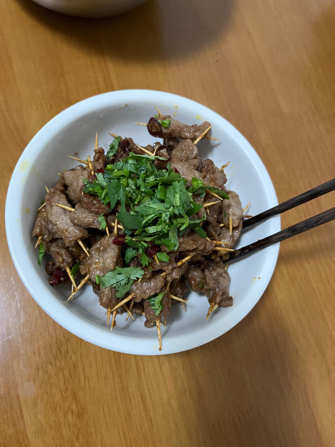 牙签牛肉 道地湖南味