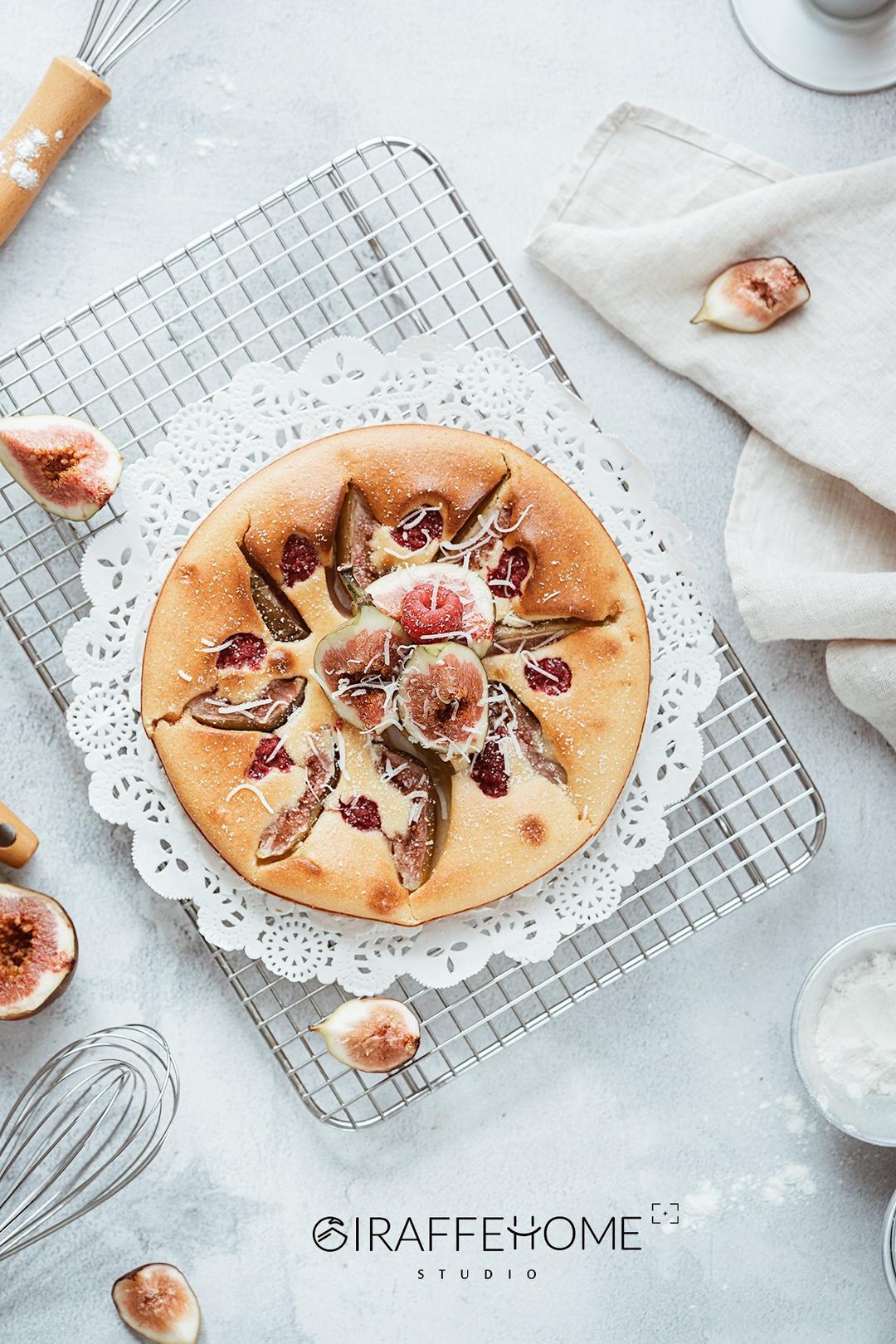 秋日🍂甜美早餐～树莓无花果厚松饼