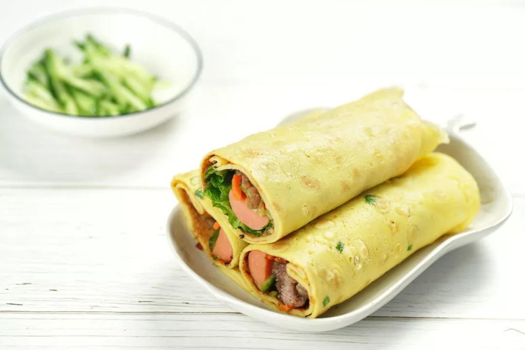 鸡蛋卷饼的做法