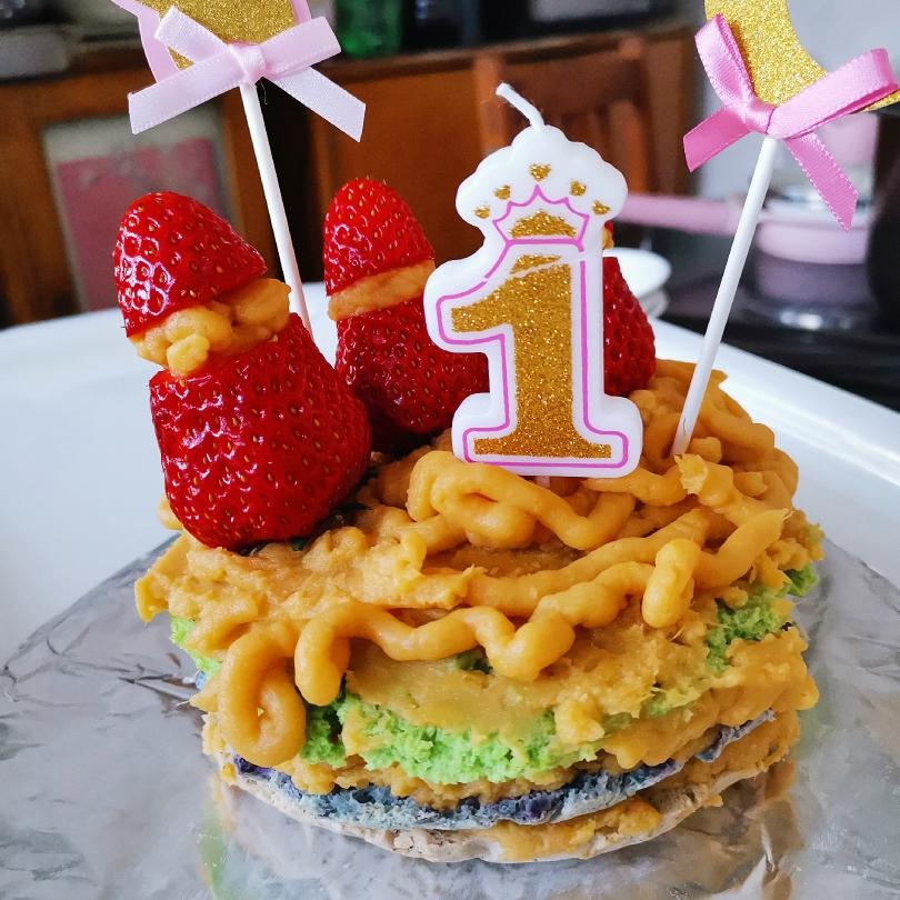 蔬菜版生日蛋糕