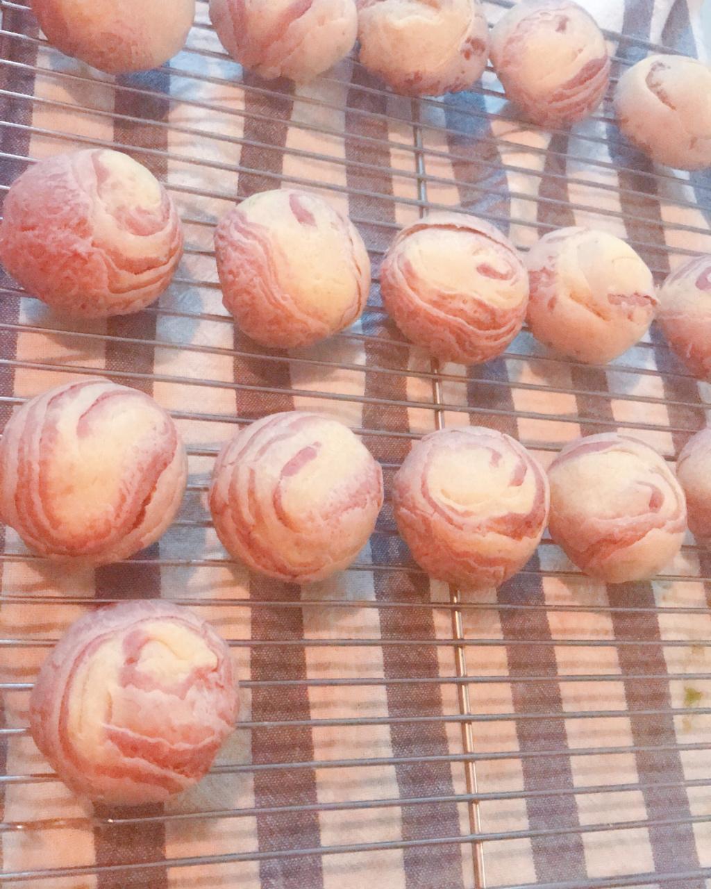 麻薯香芋酥/台湾大甲芋头酥(无猪油完美复刻2015.10修订各种抹茶酥、绿茶酥、蛋黄酥、紫薯酥通用哟）