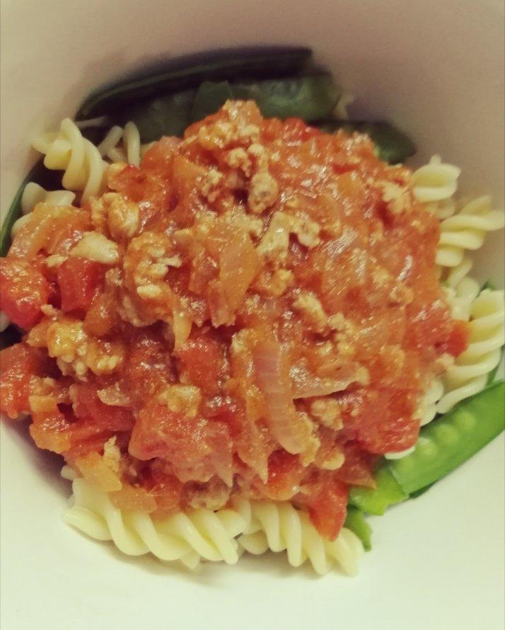 （完胜必胜客的）番茄肉酱意大利面～