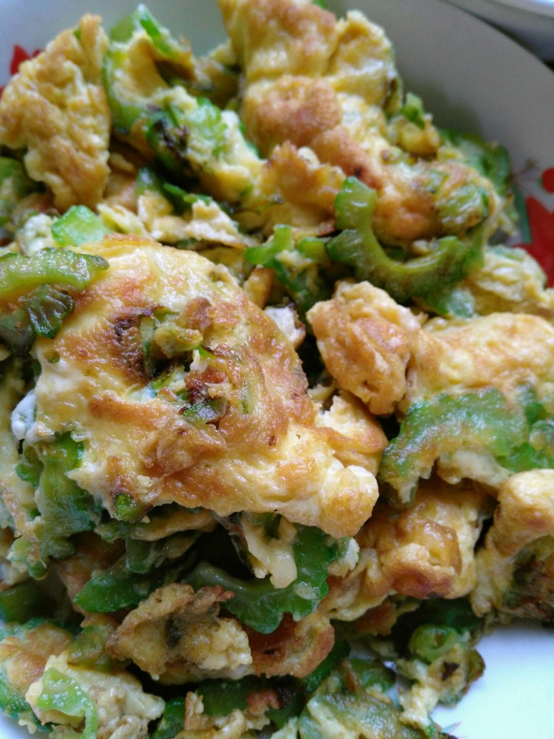 苦瓜煎蛋—简单下饭菜