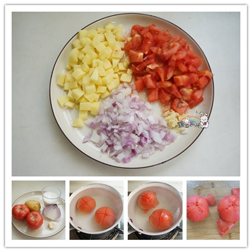 番茄浓汤的做法 步骤1