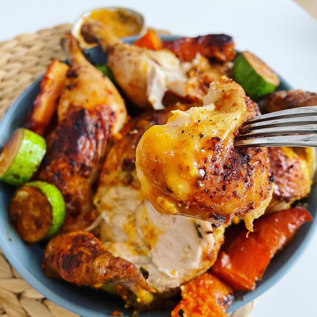 脆皮烤鸡配香煎土豆【食材包操作说明】