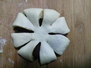 花瓣豆沙面包的做法 步骤5