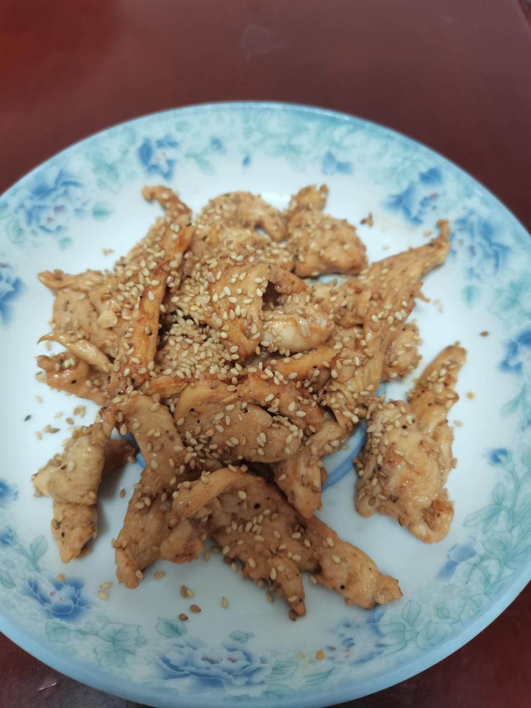 香煎鸡胸肉的做法 步骤6