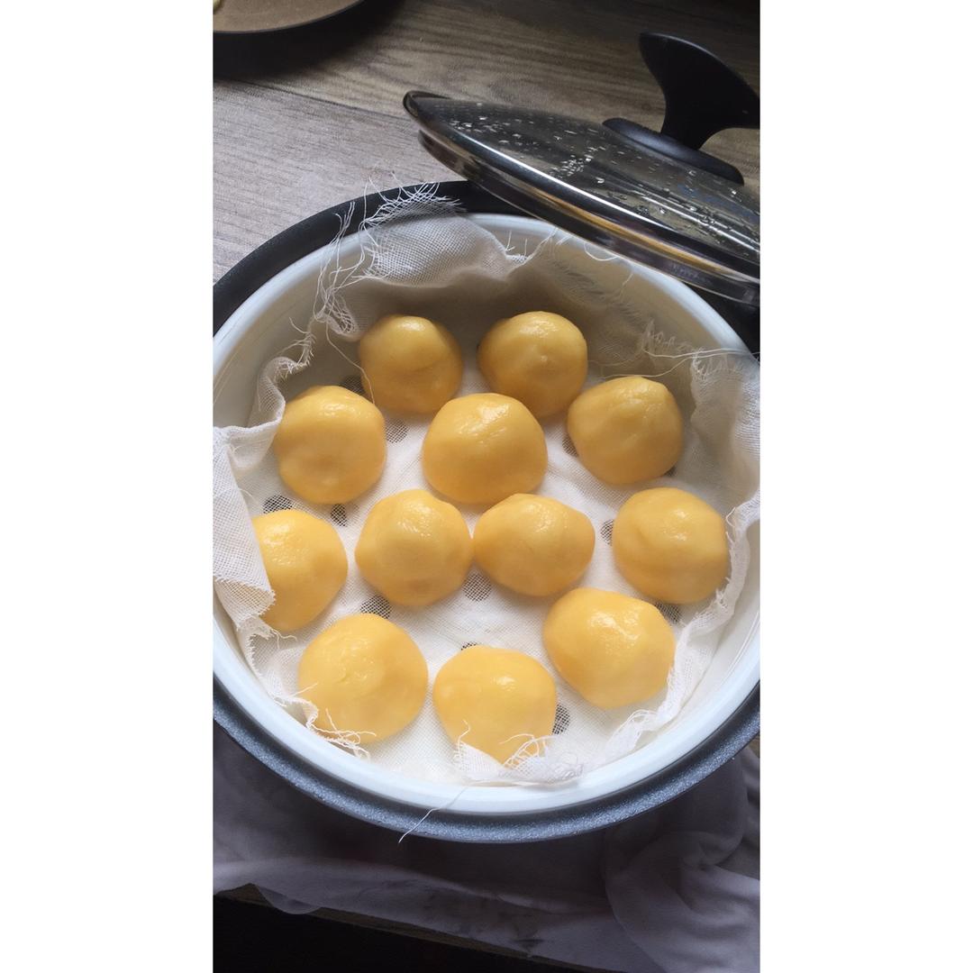 奶香糯米窝窝头