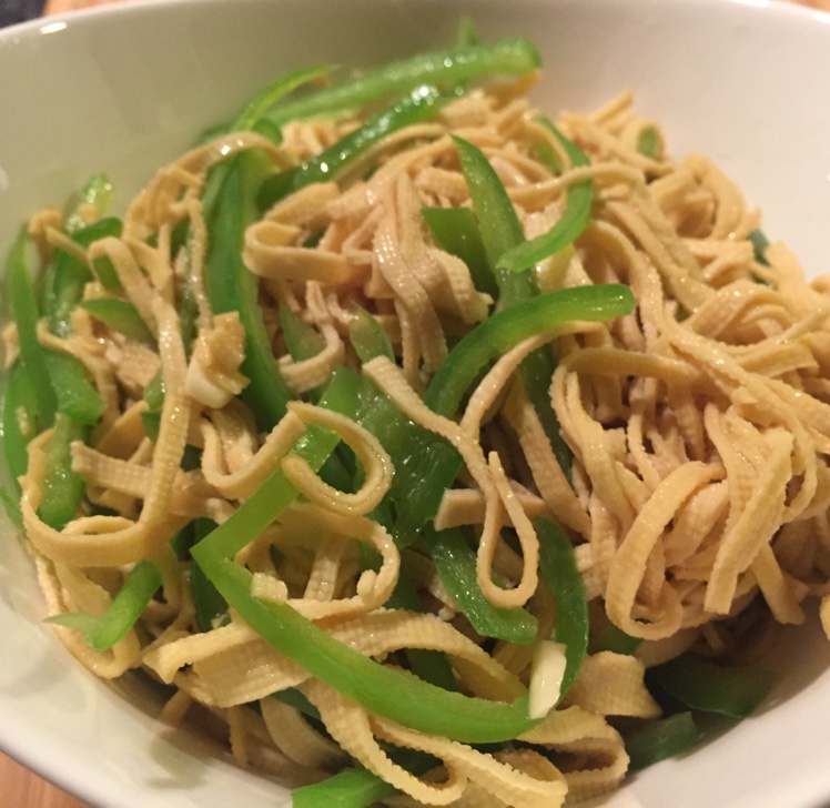 尖椒干豆腐丝