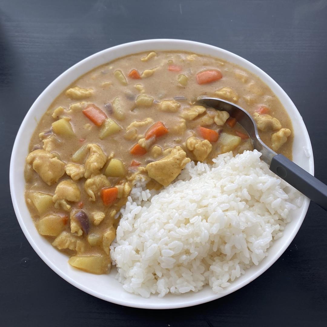 咖喱鸡饭