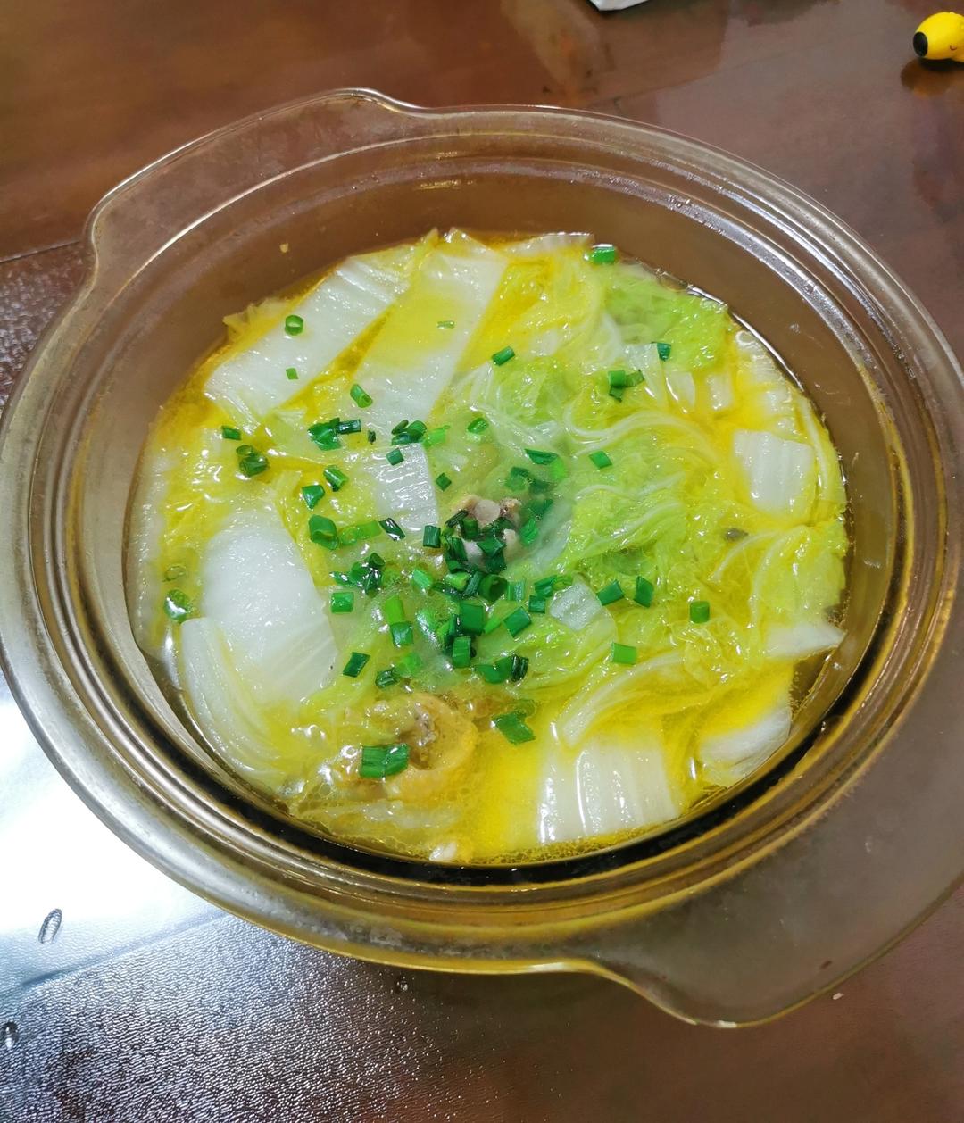 慢炖鸡汤大白菜，营养又美味