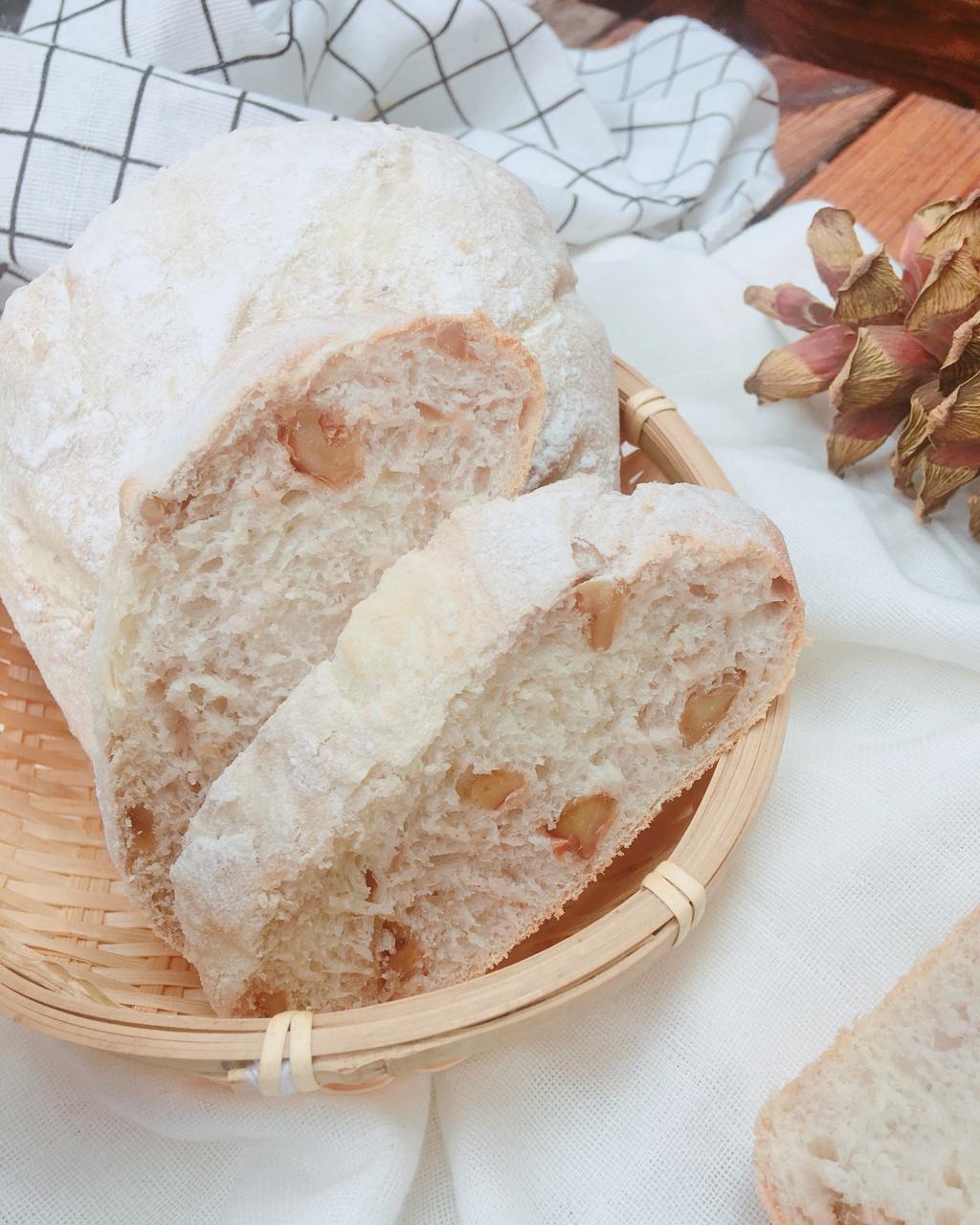 家庭版核桃欧包