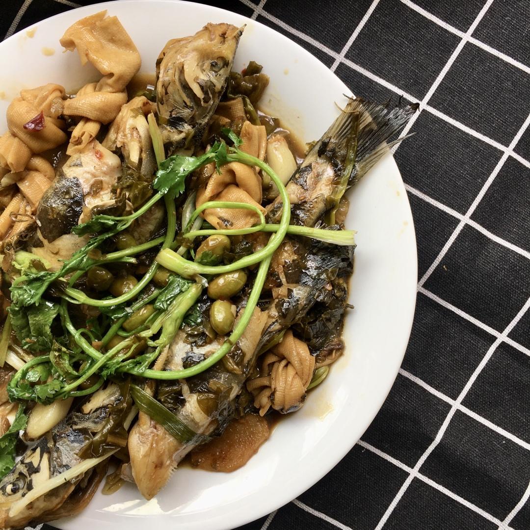 yall做的鲜香下饭雪菜昂刺鱼