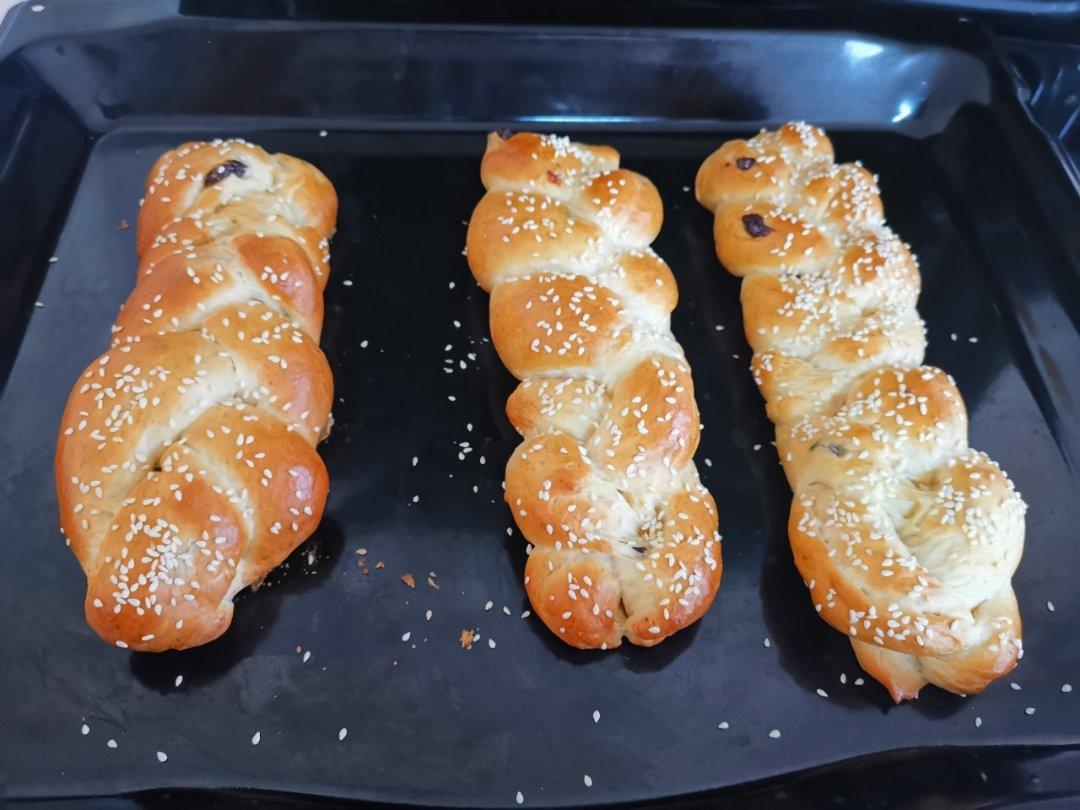 酸奶辫子面包（一次发酵）