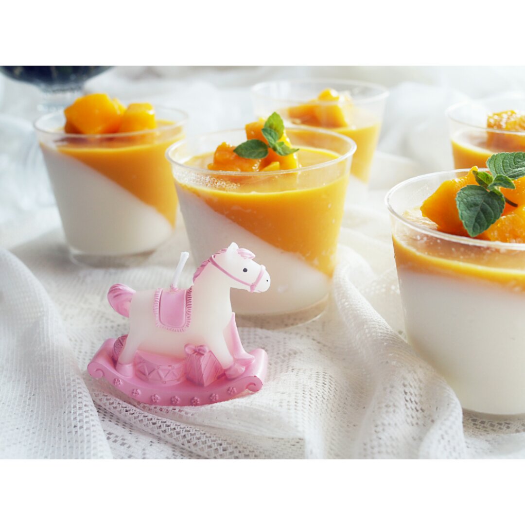 爱生活的老太太做的夏日芒果牛奶小布丁