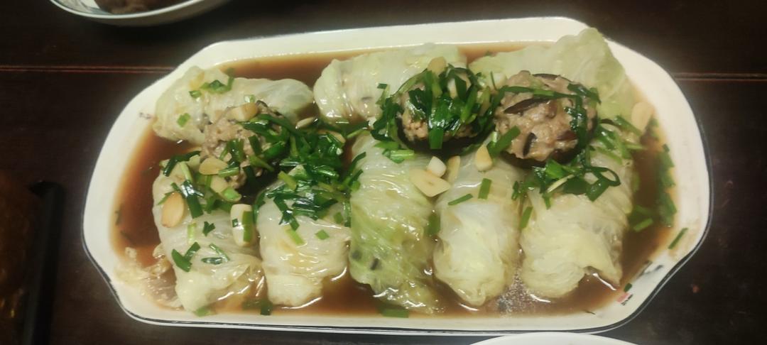 肉酿白菜卷