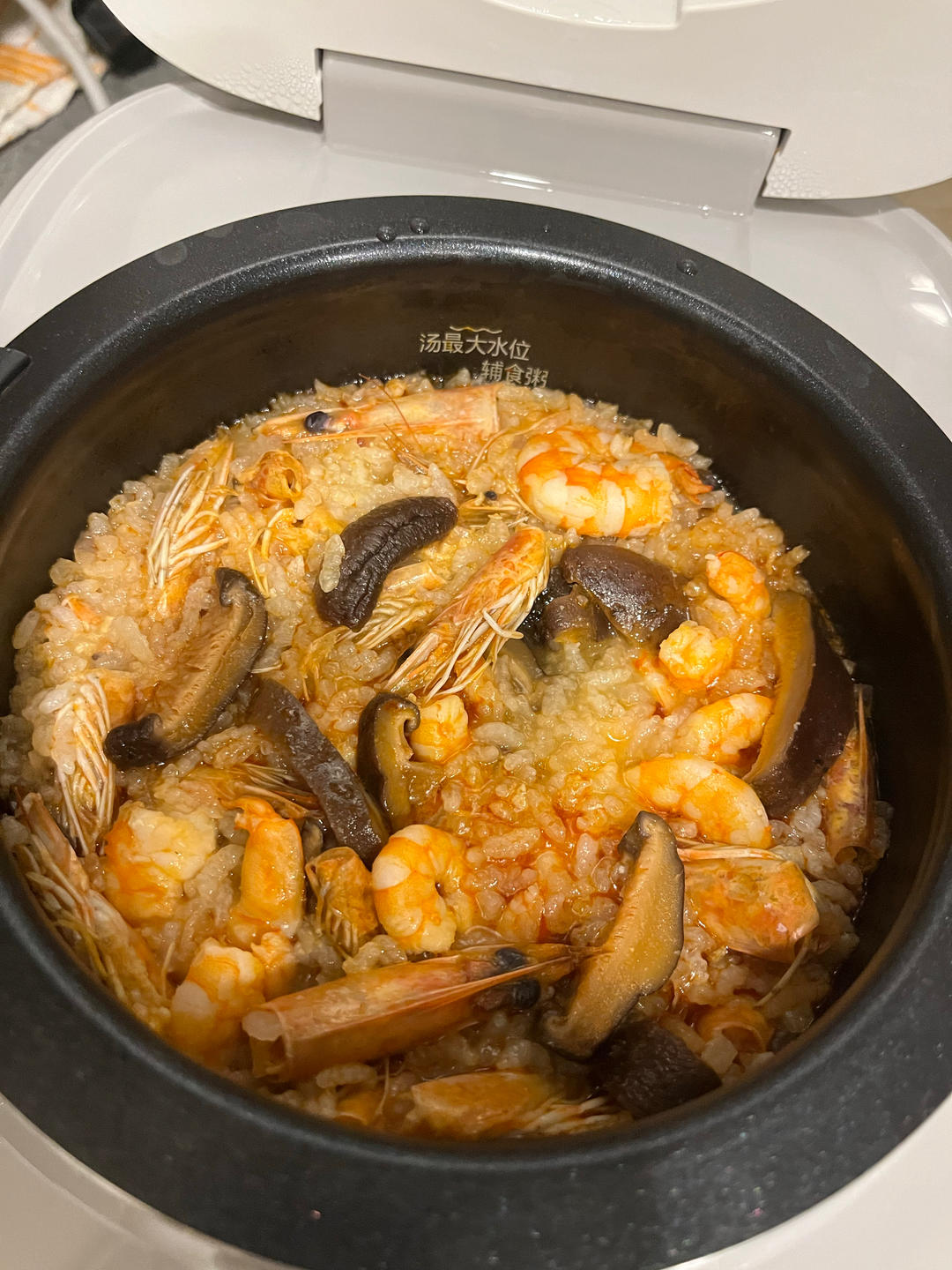 香菇鲜虾粥