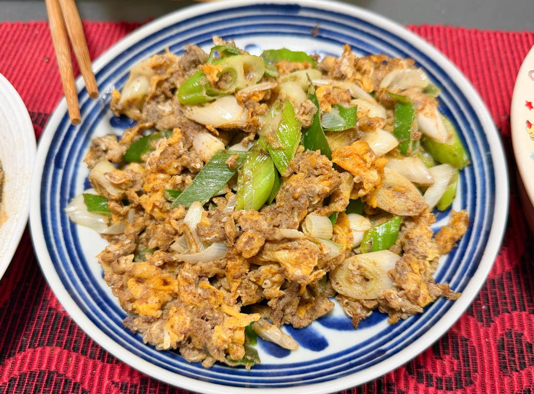 天津虾酱炒鸡蛋