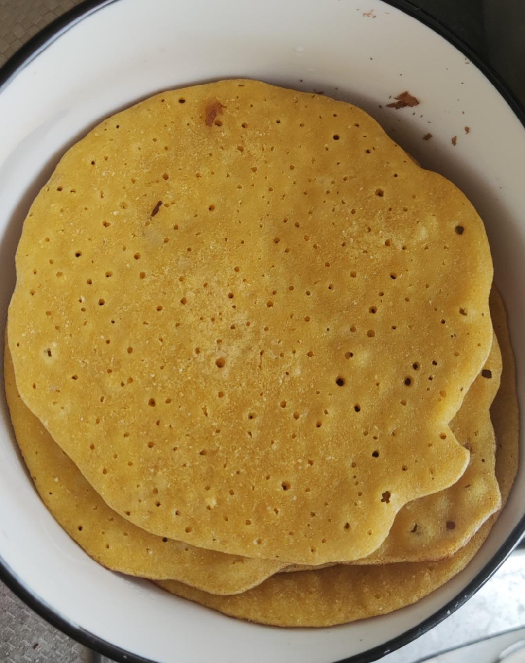 玉米薄饼的做法