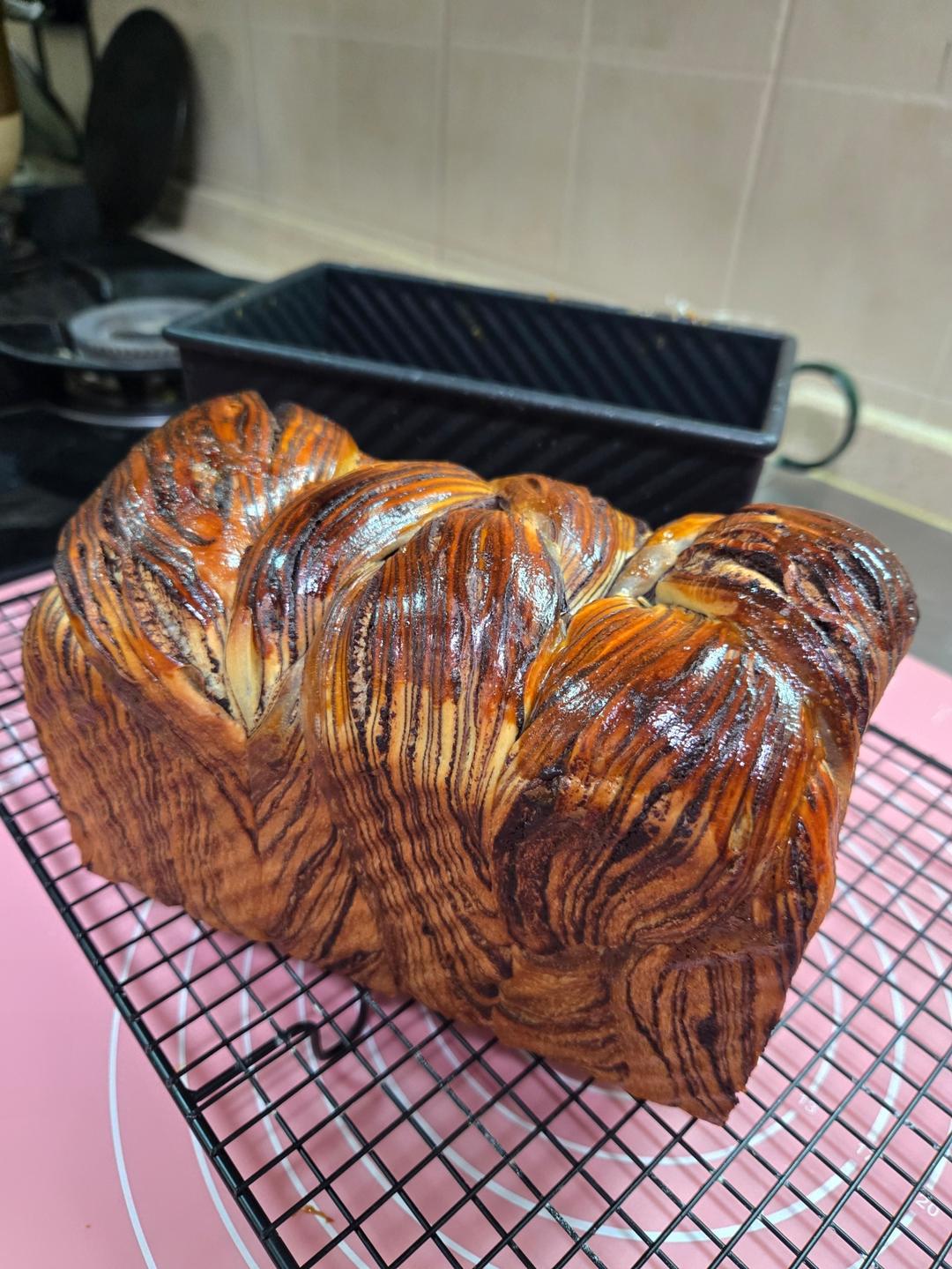 巧克力大理石吐司