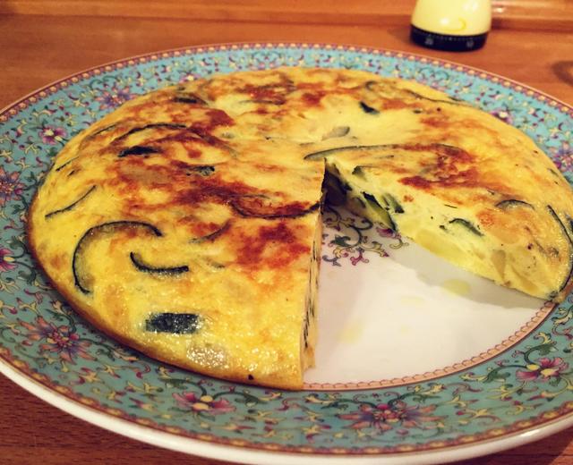 西班牙土豆西葫芦蛋饼 Tortilla de Calabacín的做法