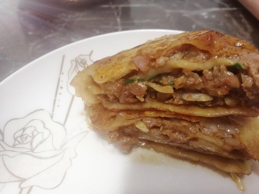千层牛肉馅饼