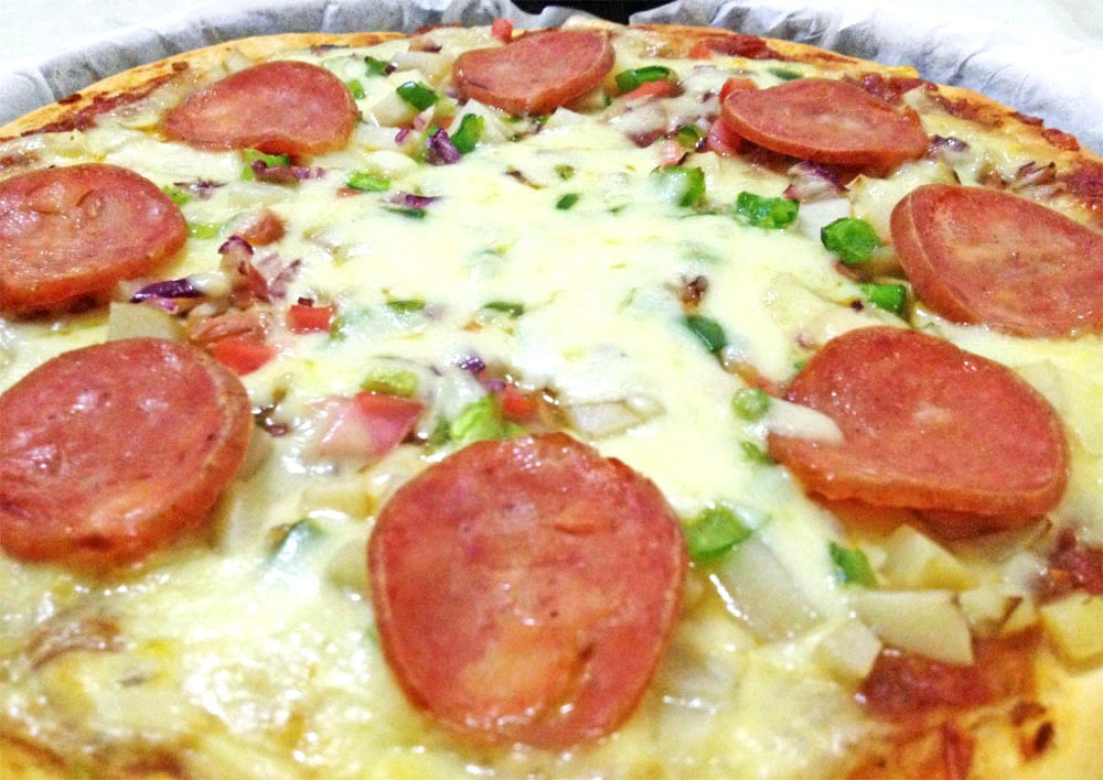 金枪鱼火腿pizza