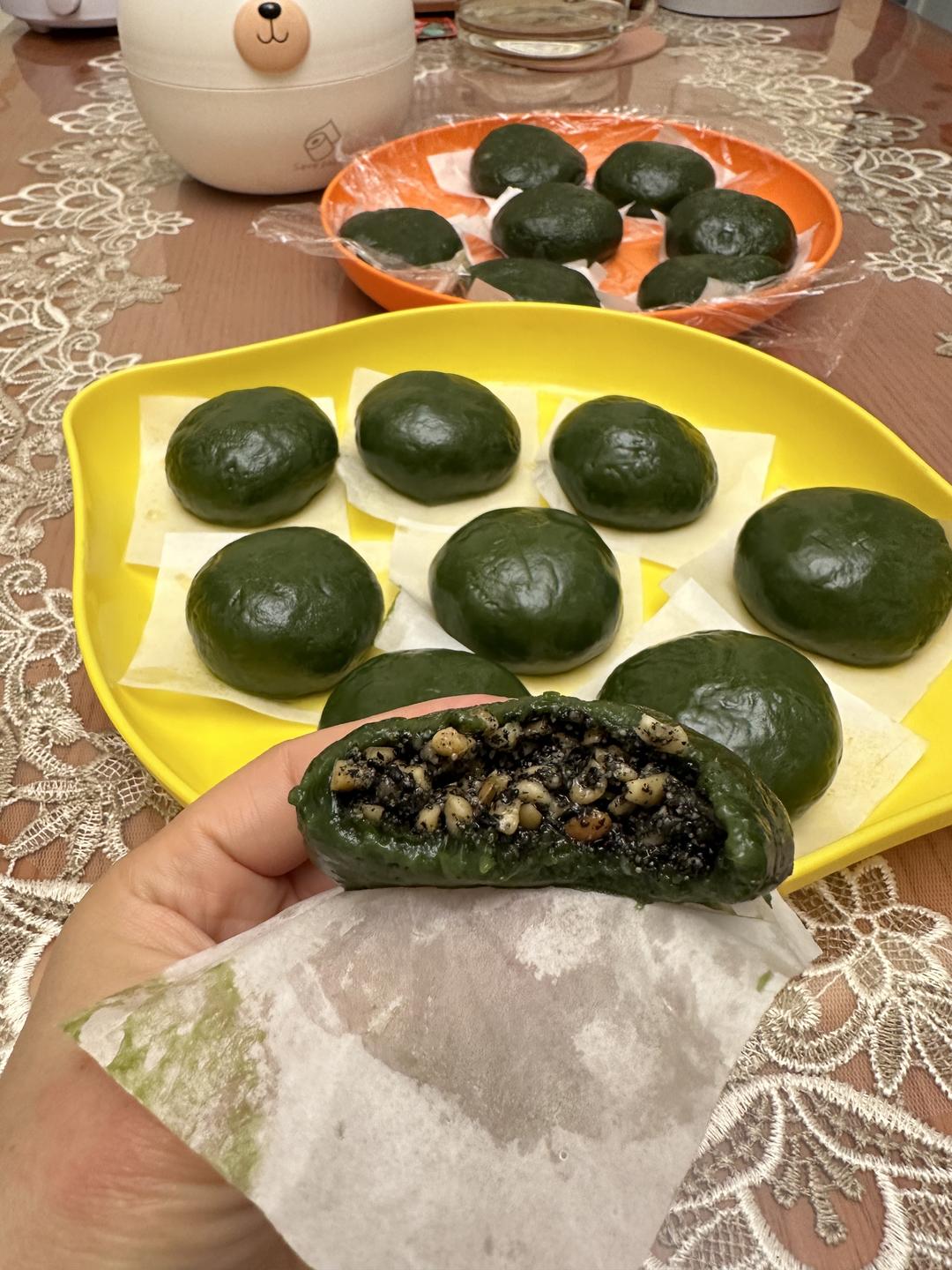 艾草粉青团（不裂不塌隔天不硬）