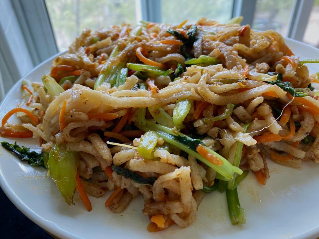 陕西私房炒饼[内附饼丝做法]