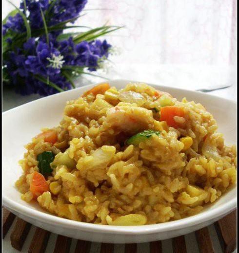 咖喱炖米饭的做法