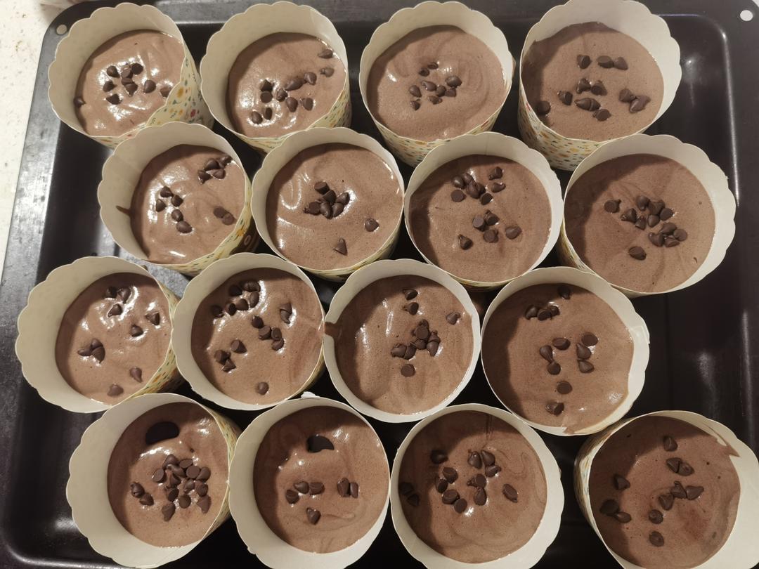 香浓巧克力❗一秒爱上巧克力纸杯蛋糕