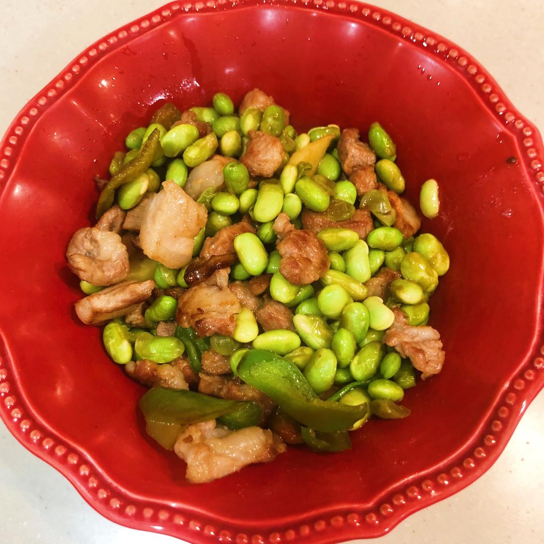 青豆炒肉的做法