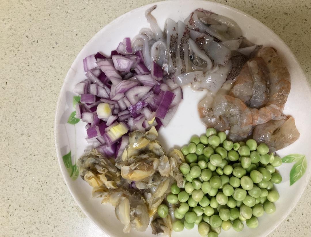 海鲜芝士焗饭（零失败超简单）