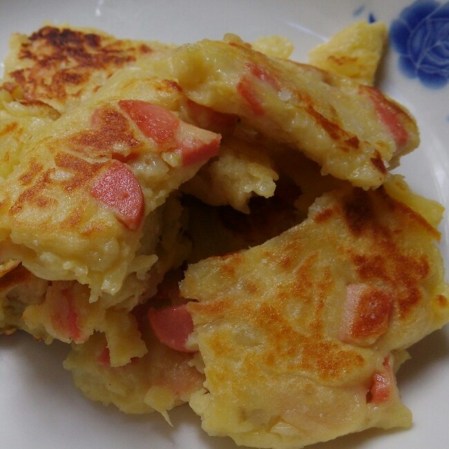 火腿土豆蛋饼