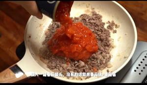 肉酱土豆泥芝士饼的做法 步骤6