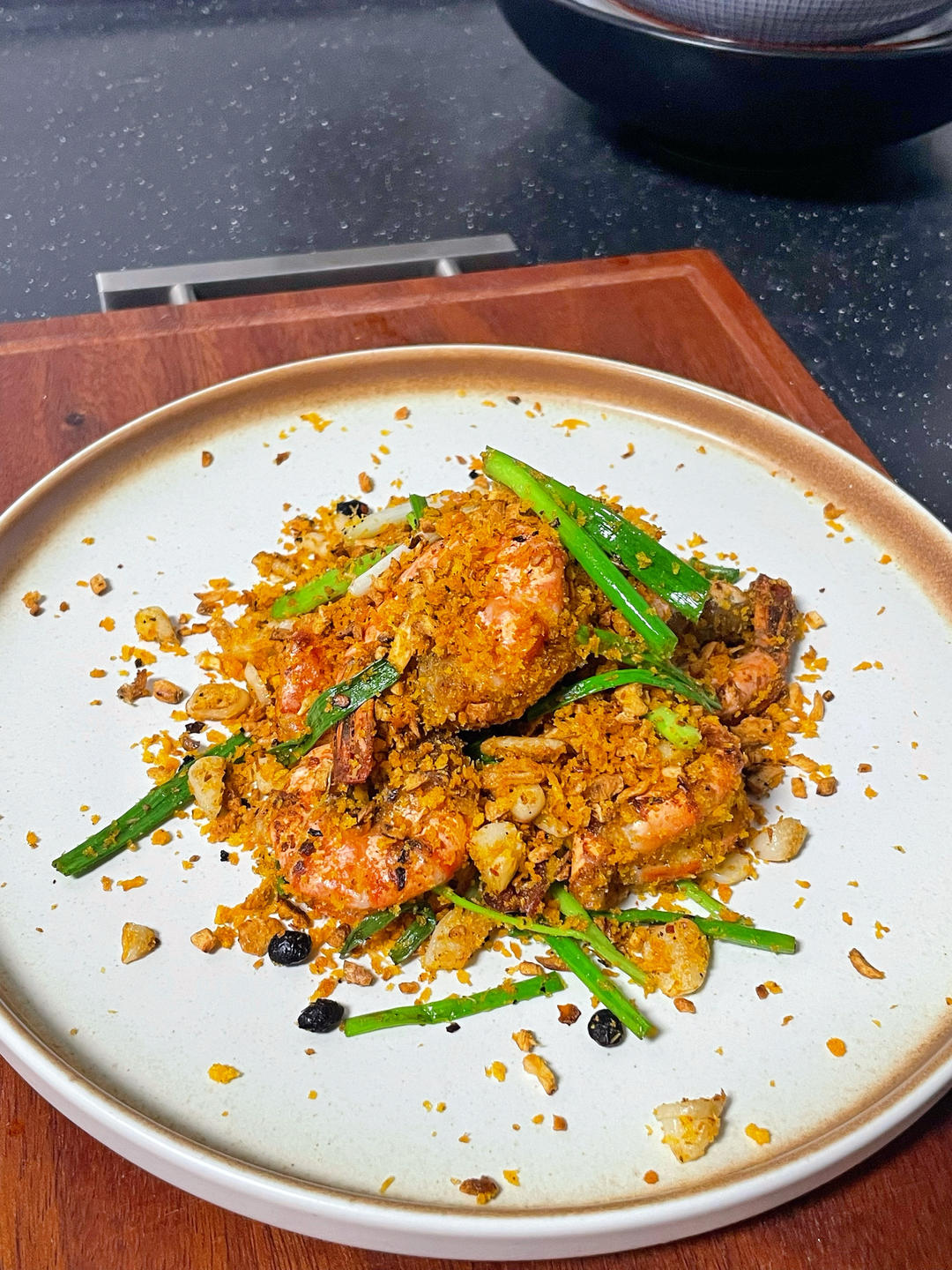 避风塘炒大虾的做法