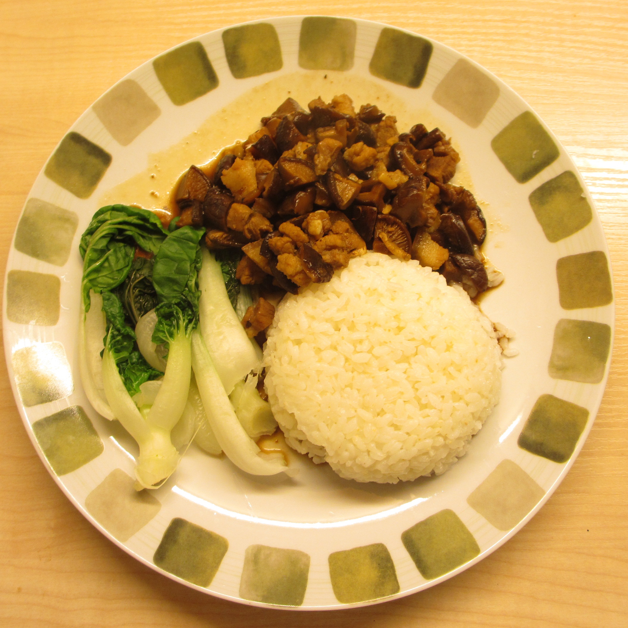 香菇肉丁打卤面-菜鸟级