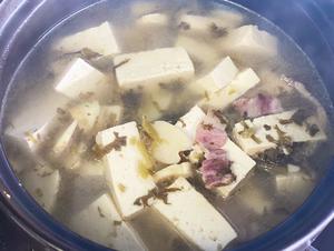 鞭笋雪菜炖豆腐的做法 步骤4
