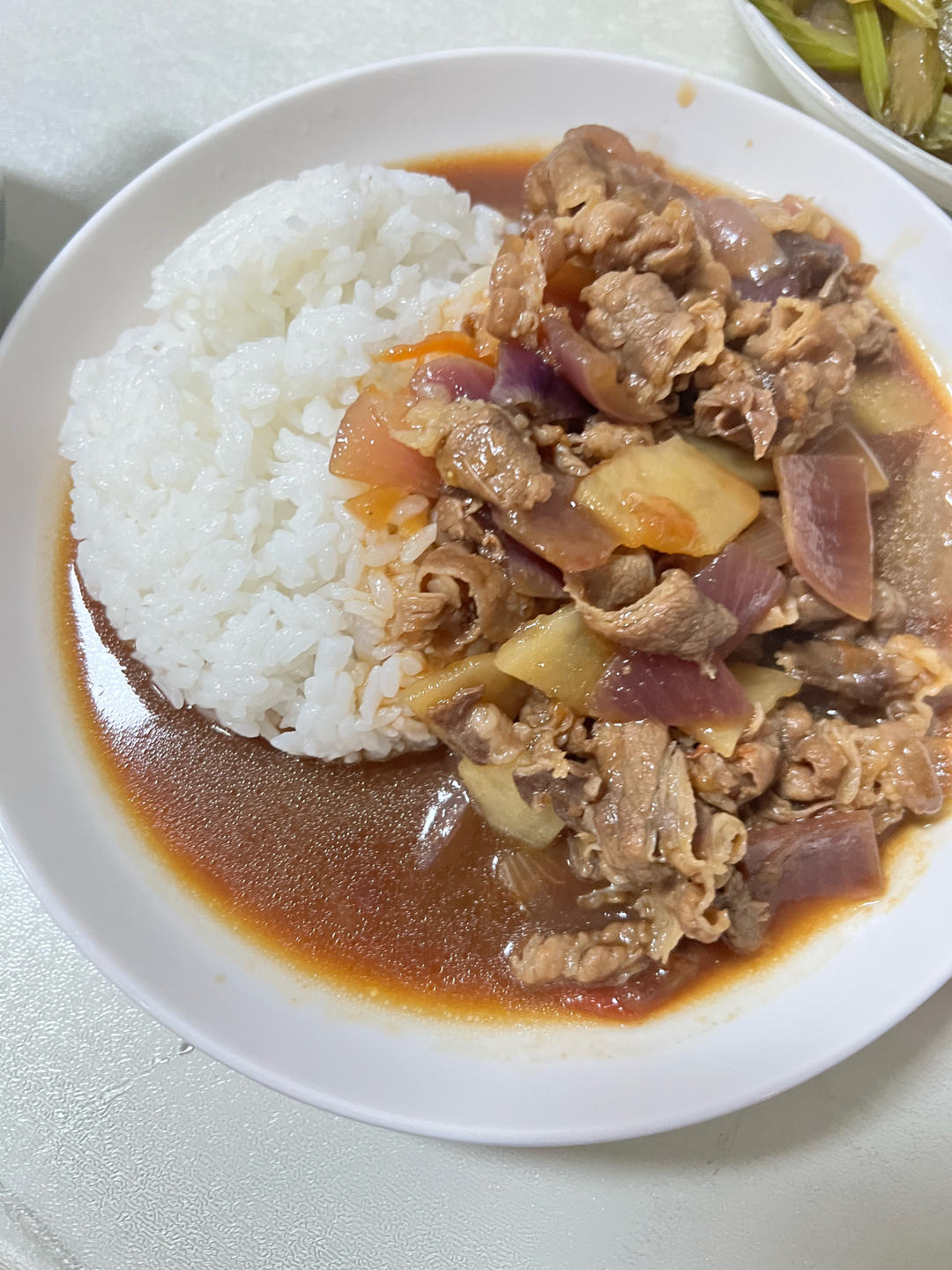 好吃到舔碗底的土豆肥牛拌饭