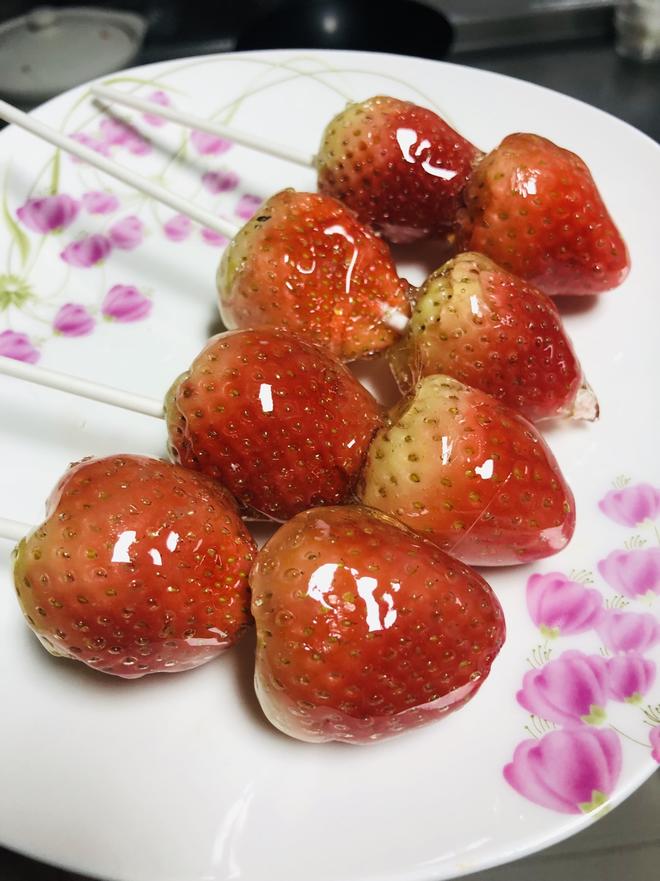 🍓草莓冰糖葫芦的做法