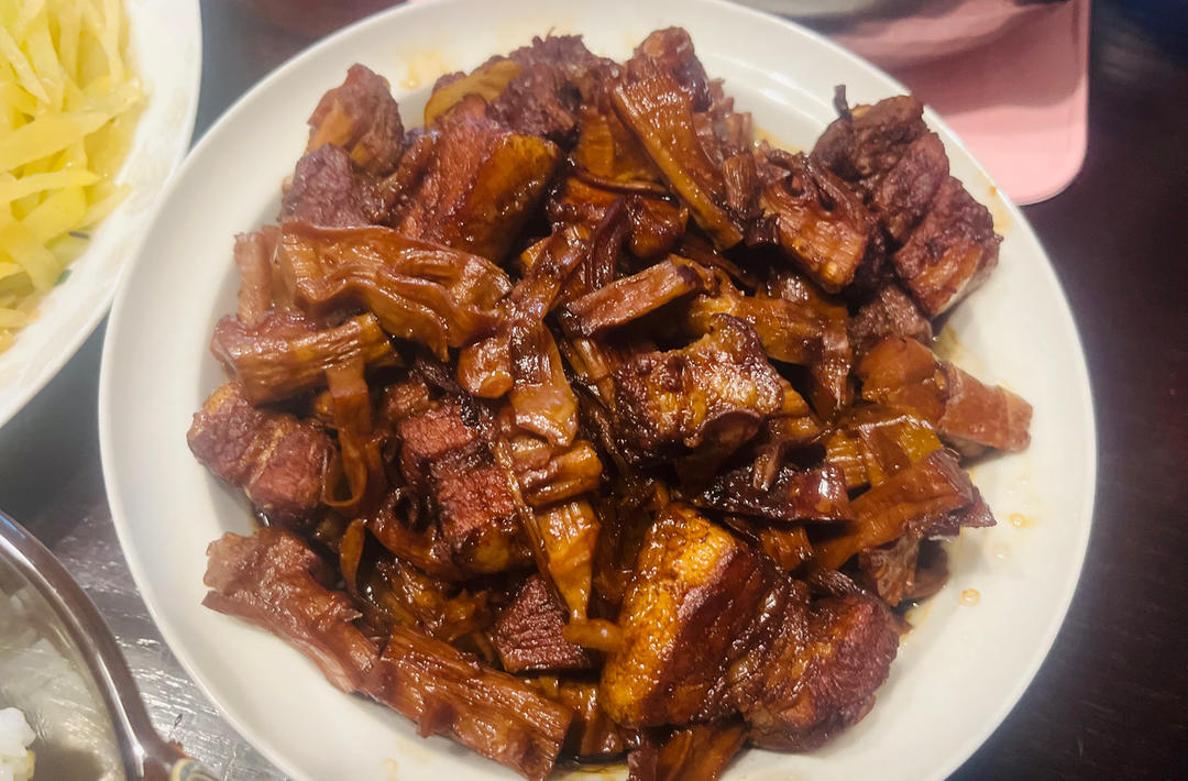 红烧笋干肉正宗江南味