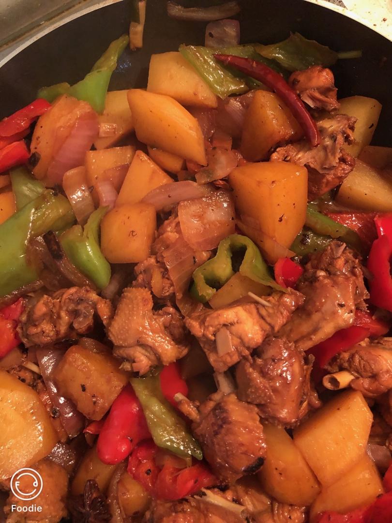 新疆风味大盘鸡㊣（鸡翅中版）