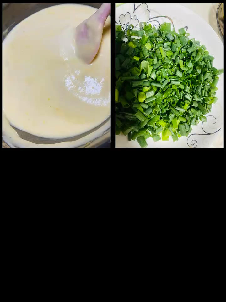 香葱肉松咸蛋糕