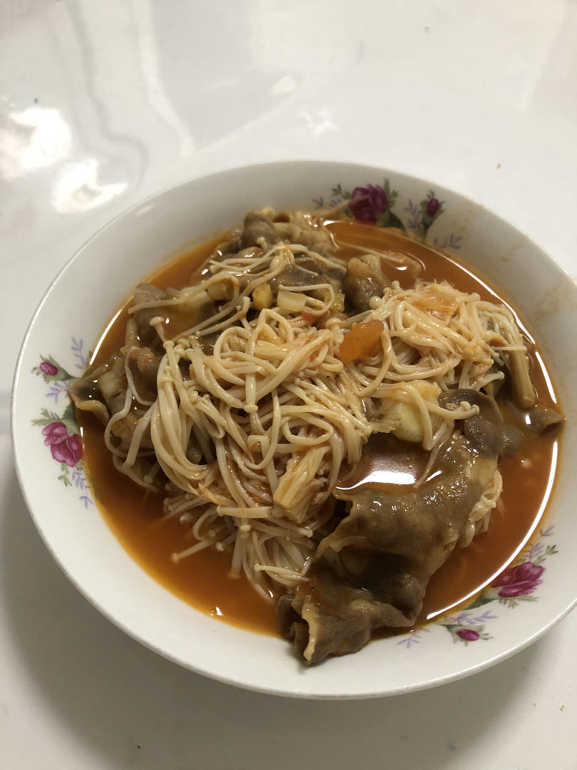 番茄肥牛，特别开胃